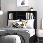vidaXL Mueble cabecero negro 100x19x103,5 cm vidaXL Mueble cabecero negro 100x19x103,5 cm