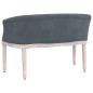 vidaXL Banco de terciopelo gris oscuro 98x56x69 cm vidaXL Banco de terciopelo gris oscuro 98x56x69 cm