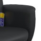 vidaXL Sillón reclinable masaje con reposapiés cuero sintético negro vidaXL Sillón reclinable masaje con reposapiés cuero sintético negro