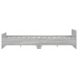 vidaXL Estructura de cama con cabecero piecero gris Sonoma 140x200 cm vidaXL Estructura de cama con cabecero piecero gris Sonoma 140x200 cm