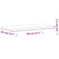 vidaXL Tablero de escritorio madera maciza de haya 80x(36-40)x1,5 cm vidaXL Tablero de escritorio madera maciza de haya 80x(36-40)x1,5 cm