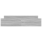 vidaXL Estructura de cama con cabecero piecero gris Sonoma 180x200 cm vidaXL Estructura de cama con cabecero piecero gris Sonoma 180x200 cm