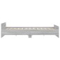 vidaXL Estructura de cama con cabecero piecero gris Sonoma 180x200 cm vidaXL Estructura de cama con cabecero piecero gris Sonoma 180x200 cm