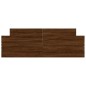 vidaXL Estructura de cama con cabecero piecero roble marrón 160x200 cm vidaXL Estructura de cama con cabecero piecero roble marrón 160x200 cm