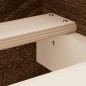 vidaXL Estructura de cama con cabecero piecero roble marrón 160x200 cm vidaXL Estructura de cama con cabecero piecero roble marrón 160x200 cm