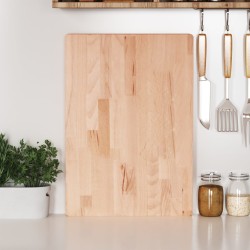 vidaXL Tabla de cortar madera maciza de haya 50x35x4 cm