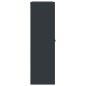 vidaXL Armario archivador de acero gris antracita y blanco 90x40x140cm