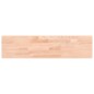 vidaXL Estante de pared madera maciza de haya 80x20x4 cm