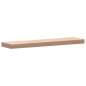 vidaXL Estante de pared madera maciza de haya 80x20x4 cm