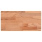 vidaXL Estante de pared madera maciza de haya 40x20x2,5 cm vidaXL Estante de pared madera maciza de haya 40x20x2,5 cm