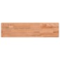 vidaXL Estante de pared madera maciza de haya 80x20x2,5 cm vidaXL Estante de pared madera maciza de haya 80x20x2,5 cm