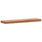 vidaXL Estante de pared madera maciza de haya 80x20x4 cm
