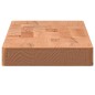 vidaXL Estante de pared madera maciza de haya 80x20x4 cm