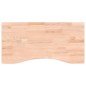 vidaXL Tablero de escritorio madera maciza de haya 80x(36-40)x2,5 cm vidaXL Tablero de escritorio madera maciza de haya 80x(36-40)x2,5 cm