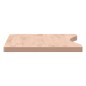vidaXL Tablero de escritorio madera maciza de haya 80x(36-40)x2,5 cm vidaXL Tablero de escritorio madera maciza de haya 80x(36-40)x2,5 cm
