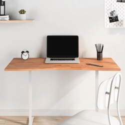 vidaXL Tablero de escritorio madera maciza de haya 110x(50-55)x1,5 cm