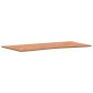 vidaXL Tablero de escritorio madera maciza de haya 110x(50-55)x1,5 cm vidaXL Tablero de escritorio madera maciza de haya 110x(50-55)x1,5 cm