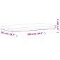 vidaXL Tablero de escritorio madera maciza de haya 100x(45-50)x4 cm vidaXL Tablero de escritorio madera maciza de haya 100x(45-50)x4 cm