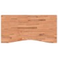 vidaXL Tablero de escritorio madera maciza de haya 100x(45-50)x4 cm vidaXL Tablero de escritorio madera maciza de haya 100x(45-50)x4 cm