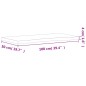 vidaXL Tablero de escritorio madera maciza de haya 100x(45-50)x4 cm vidaXL Tablero de escritorio madera maciza de haya 100x(45-50)x4 cm