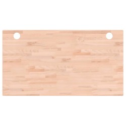 vidaXL Tablero de escritorio madera maciza de haya 110x60x1,5 cm