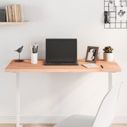vidaXL Tablero de escritorio madera maciza de haya 100x50x2,5 cm