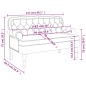vidaXL Banco con respaldo ante sintético marrón 119,5x64,5x75 cm vidaXL Banco con respaldo ante sintético marrón 119,5x64,5x75 cm