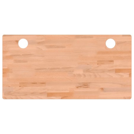 vidaXL Tablero de escritorio madera maciza de haya 110x55x4 cm