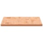 vidaXL Tablero de escritorio madera maciza de haya 100x60x2,5 cm