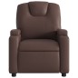 vidaXL Sillón de masaje reclinable cuero sintético marrón vidaXL Sillón de masaje reclinable cuero sintético marrón
