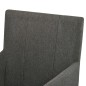 vidaXL Sillas de comedor con reposabrazos 2 unidades tela gris topo vidaXL Sillas de comedor con reposabrazos 2 unidades tela gris topo