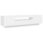 vidaXL Mueble para TV con luces LED blanco 160x35x40 cm
