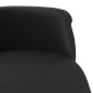 vidaXL Sillón reclinable con reposapiés cuero sintético negro vidaXL Sillón reclinable con reposapiés cuero sintético negro