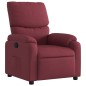 vidaXL Sillón reclinable de tela rojo tinto vidaXL Sillón reclinable de tela rojo tinto