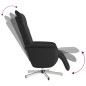 vidaXL Sillón reclinable masaje con reposapiés cuero sintético negro vidaXL Sillón reclinable masaje con reposapiés cuero sintético negro