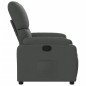 vidaXL Sillón reclinable de tela gris oscuro vidaXL Sillón reclinable de tela gris oscuro