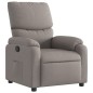 vidaXL Sillón reclinable de tela gris taupe vidaXL Sillón reclinable de tela gris taupe