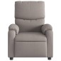 vidaXL Sillón reclinable de tela gris taupe vidaXL Sillón reclinable de tela gris taupe