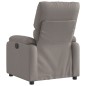 vidaXL Sillón reclinable de tela gris taupe vidaXL Sillón reclinable de tela gris taupe