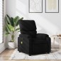 vidaXL Sillón reclinable de masaje de tela negro vidaXL Sillón reclinable de masaje de tela negro