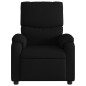 vidaXL Sillón reclinable de masaje de tela negro vidaXL Sillón reclinable de masaje de tela negro
