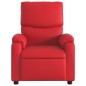 vidaXL Sillón reclinable de cuero sintético rojo vidaXL Sillón reclinable de cuero sintético rojo