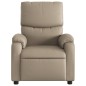 vidaXL Sillón de masaje reclinable cuero sintético color capuchino vidaXL Sillón de masaje reclinable cuero sintético color capuchino