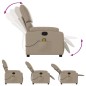 vidaXL Sillón de masaje reclinable cuero sintético color capuchino vidaXL Sillón de masaje reclinable cuero sintético color capuchino
