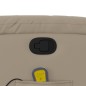 vidaXL Sillón de masaje reclinable cuero sintético color capuchino vidaXL Sillón de masaje reclinable cuero sintético color capuchino