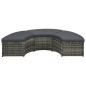 vidaXL Set de muebles de jardín 7 pzas y cojines ratán sintético gris vidaXL Set de muebles de jardín 7 pzas y cojines ratán sintético gris