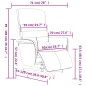 vidaXL Sillón reclinable masaje reposapiés cuero sintético capuchino vidaXL Sillón reclinable masaje reposapiés cuero sintético capuchino