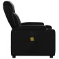 vidaXL Sillón de masaje reclinable cuero sintético negro vidaXL Sillón de masaje reclinable cuero sintético negro