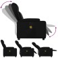 vidaXL Sillón de masaje reclinable cuero sintético negro vidaXL Sillón de masaje reclinable cuero sintético negro