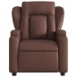vidaXL Sillón de masaje reclinable cuero sintético marrón vidaXL Sillón de masaje reclinable cuero sintético marrón